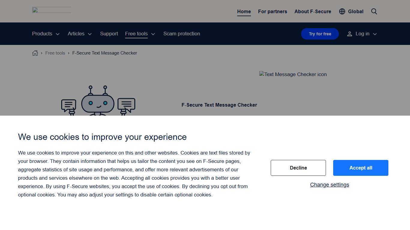 F‑Secure Text Message Checker | F‑Secure