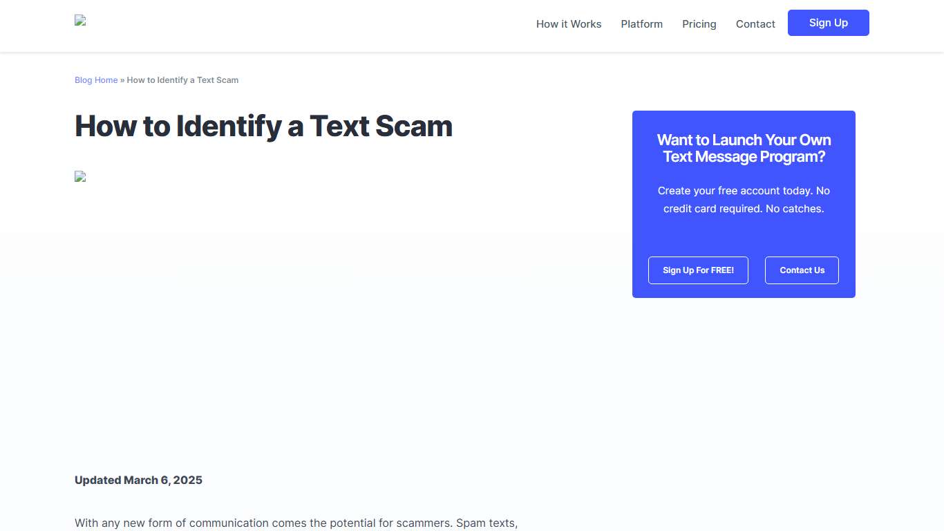 How to Identify a Text Scam | SlickText